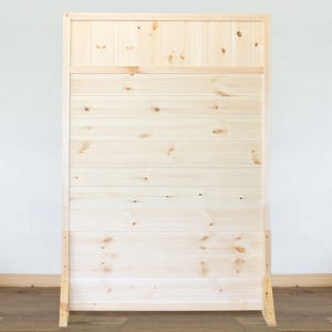 2단 원목파티션 가림막 칸막이 파티션 1200x1500mm U자 지지대(2개1세트)소