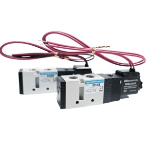 KCC정공 공압 솔밸브 KS320S 8A 파이롯트식