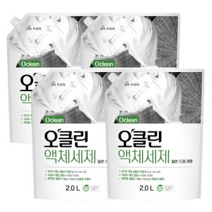 오클린 액체세제 2L(리필) x 4개