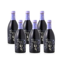 배상면주가 스파클링 와인 복분자주 빙탄복 370ml 6병입