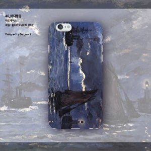 명화 폰케이스 시리즈 05 클로드 모네, 46_바다풍경 A Seascape,Shipping by Moonlight 모네 명화 케이스 아이폰6S하드