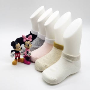 미끄럼방지 봄여름 발목양말 투톤 스니커즈 (1세~7세)