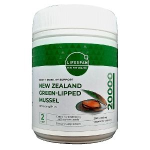 <b>라이프스팬</b> 뉴질랜드 <b>초록입홍합</b> 20000 200 <b>분말</b>캡슐 GREEN LIPPED 초록푸른입녹색잎청홍합 <b>추출</b>물