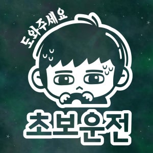 초보운전 스티커 LMCN-028 도와주세요 랄프