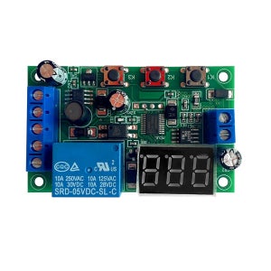 W288 0-10A DC 전류 감지센서 시간 지연 설정 릴레이 제어 스위치 J4P2 DC5V-24V