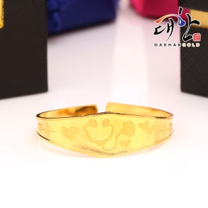 순금 돌팔찌 돌잡이 청진기 11.25g(3돈) 7.5g 3.75g(1돈) 첫돌 백일 아기