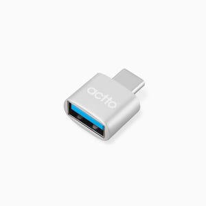 엑토 미니 타입C 젠더 USB 변환 어댑터 USBA-05 실버