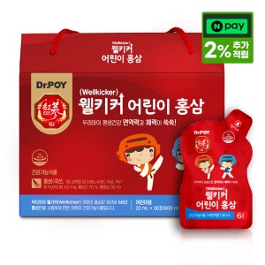 웰키커 어린이 홍삼 20ml x 30포, 1개