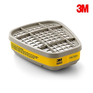 3M 방독정화통(2개/봉) 6003K 유기증기 산성가스 플루오르화수소