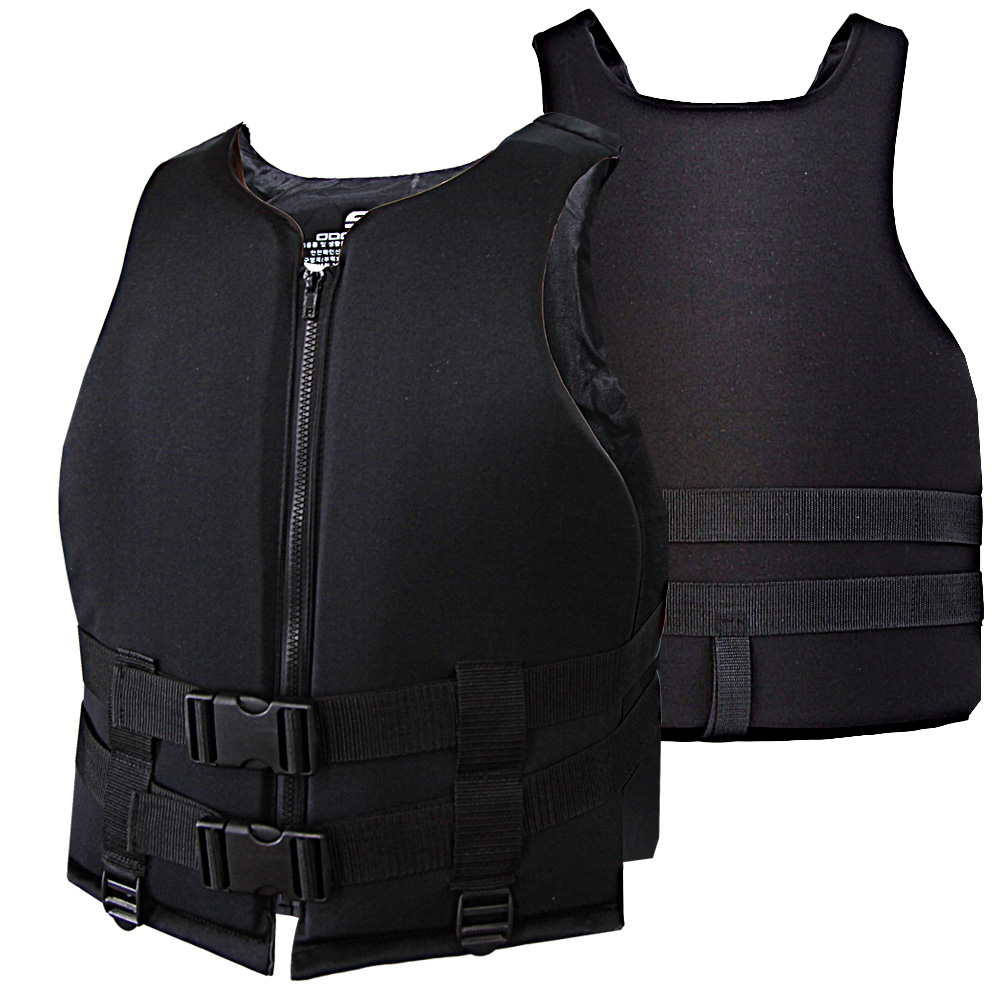 2025여름휴가시작 국산 오도넬 구명조끼 온가족형 방수팩 블랙 부력보조복 심플한 검정 낚시조끼 워터파크 물놀이