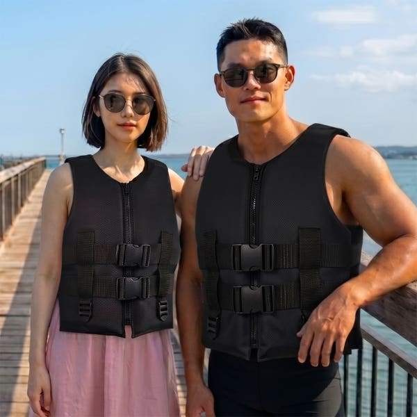 오도넬 국산 슬림 구명조끼 라이프 자켓 커플 성인 남자 여자 온가족형 부력보조복 단품1개
