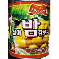 삼아 밤감로자 홀 2950g X 6개 / 당침밤 통조림 캔 2.9K