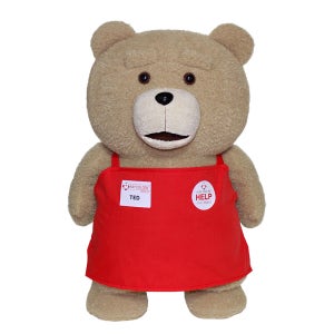19곰 테드 앞치마 입은 영화 속 곰인형 50CM 레드