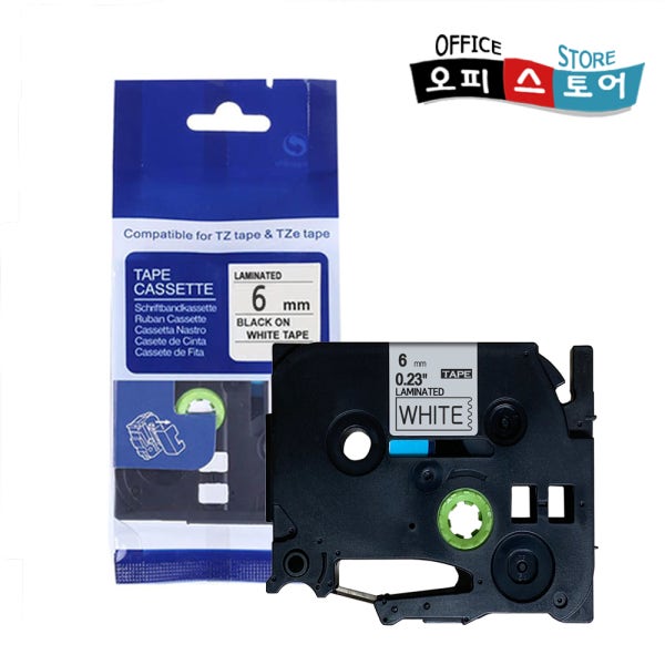 [호환] 브라더 라벨테이프 6mm PT-P710BT 라벨기 테이프 라벨지 라벨프린터