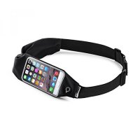 Top Fit Running Belt for Men + Women, Dual Pockets with Touch Screen, Holds all IPhones + Accessori