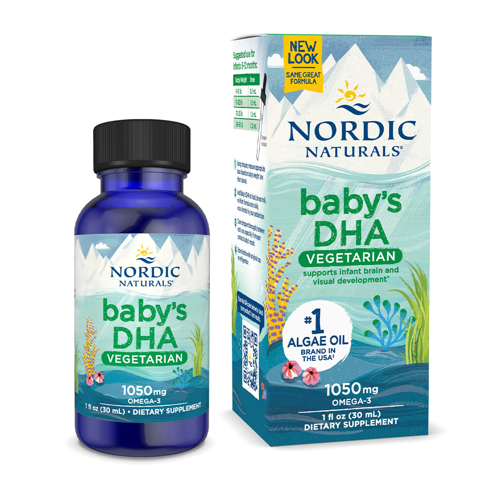 노르딕내추럴스 식물성 <b>베이비 DHA 1050mg</b> DHA 575/EPA 285 30ml