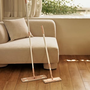 크린아이 2단 길이조절 부직포 청소기 먼지제거 밀대 2size