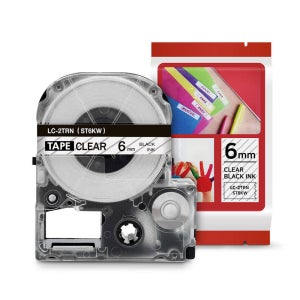 [호환] 엡손 라벨테이프 6mm ST6KW 라벨기 테이프 리필 라벨프린터 라벨지