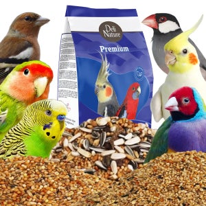 앵무새 먹이 델리네이쳐 중소형 1kg 왕관 모란 새 사료 모이 밥 용품 간식 펠렛