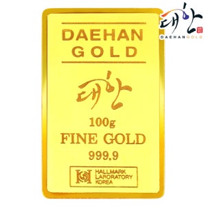 순금 골드바 100g 프레스 사각형 미니골드바 금테크 기념 선물