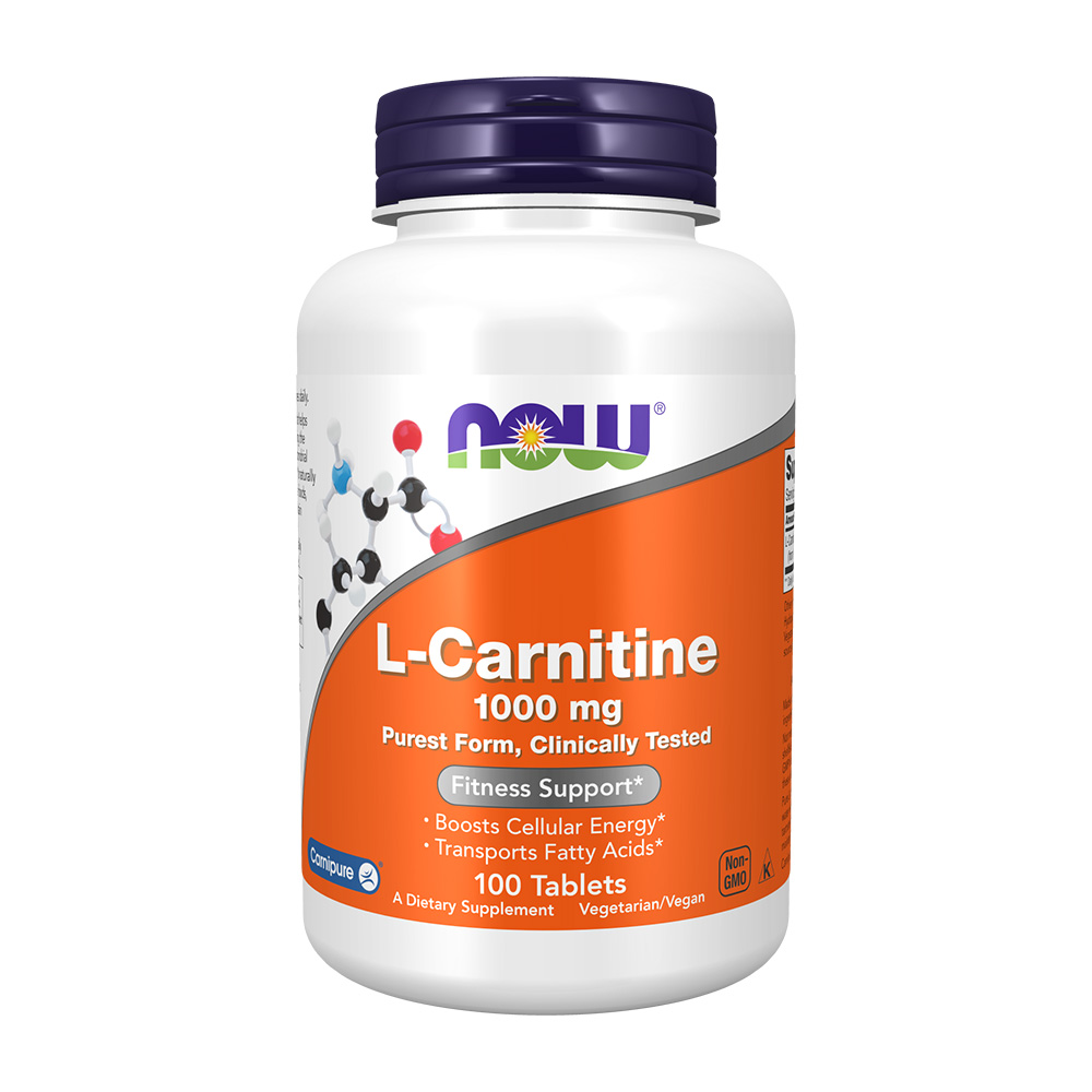 <b>나우푸드</b> 엘 <b>카르니틴</b> 1000 mg, 100 타블렛