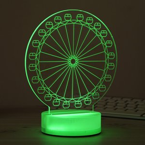 3D LED LIGHT 관람차 3D LED 무드등 조명