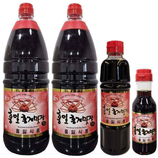 홍게맛장소스 1.8L 2개 + (500+200) / 홍일식품