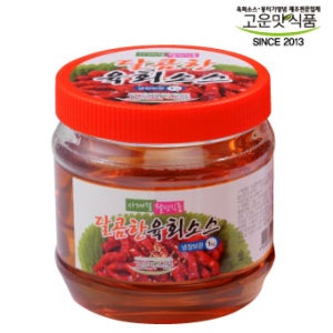 고운맛식품 육회 소스 양념 1kg(업소용) 육회 뭉티기 육사시미 생고기