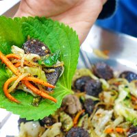 신림동 백순대 볶음 신림순대타운 전주집 고모네 순대볶음