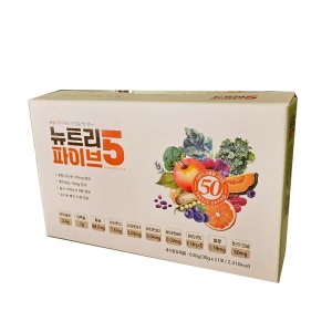 뉴트리 파이브 30gx21포 산마을 생식 선식