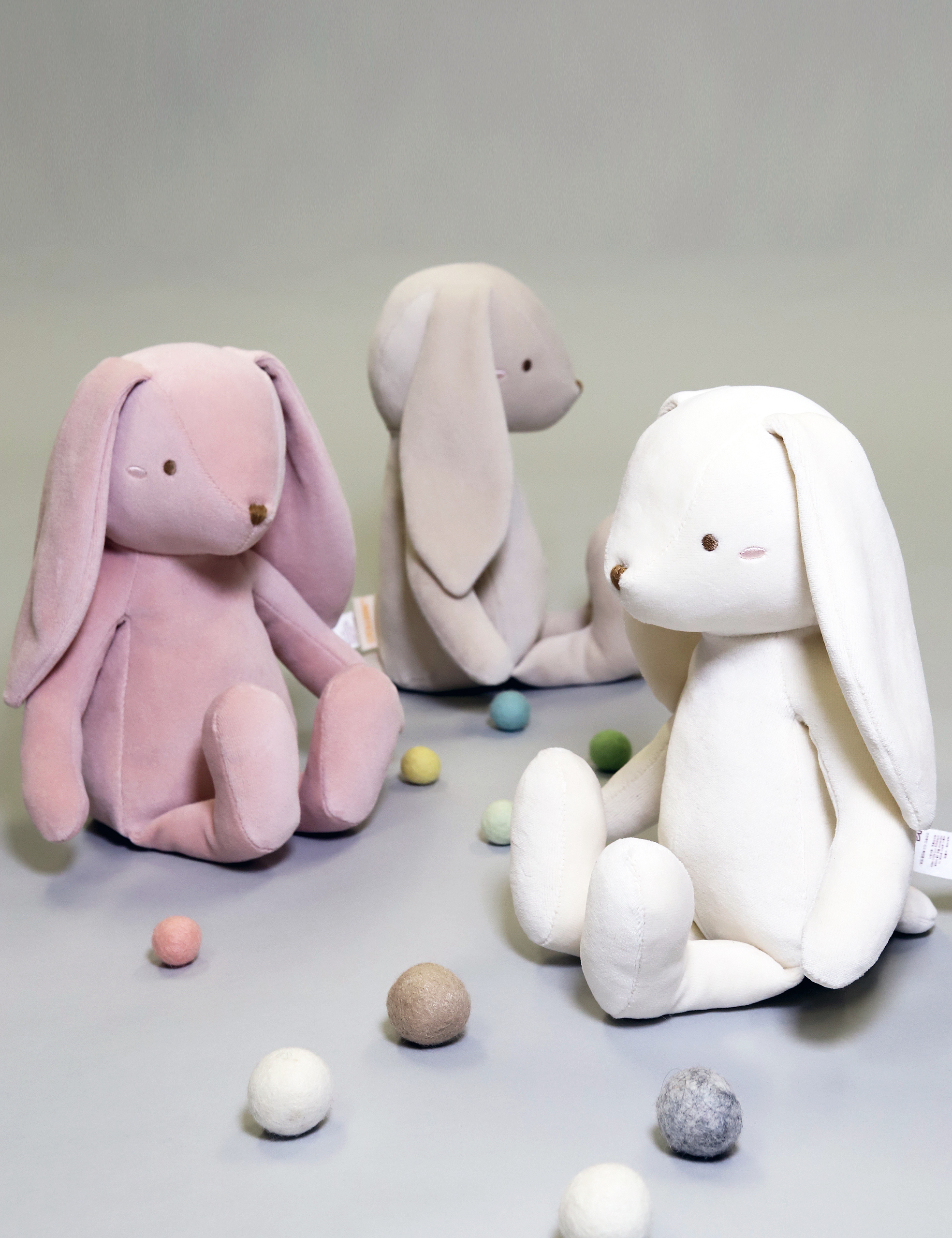 슈톨렌 멜로우 버니 토끼 애착인형 오가닉 유기농 신생아 아기 출산 선물 (30cm)