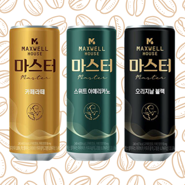 동서 맥스웰 마스터라떼 캔커피 캔음료수