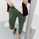 밴딩 조거 카고팬츠 카키 차콜 S M L
