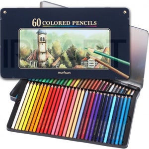 38000 문화 넥스프로 유성색연필 60색 세트