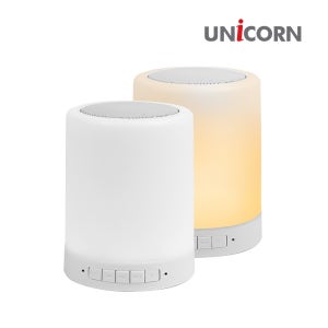 유니콘 LB-500R LED 무드등 블루투스스피커 FM라디오 MP3(TF카드슬롯 7가지LED조명 터치방식 3단계밝기조절