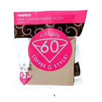 하리오 커피필터 VCF01 브라운100매