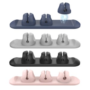 제로백 선정리 클립 케이블 충전기 컴퓨터 마그네틱 책상 홀더 자석 다이소 전선