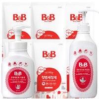 비앤비 아기 젖병 세제 신생아 세정제 액상형 500ml 600 거품형 리필 400 용기450