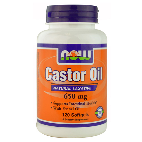 (해외)(나우) <b>피마자오일 650mg</b> (120) / NOW Castor Oil 650mg (120) (3개월분)