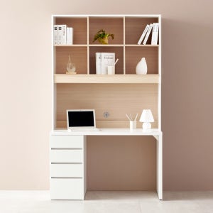 DK8939 필웰 레트라 4단 서랍장 상부 책상세트 1200X600 (오픈형) DVX