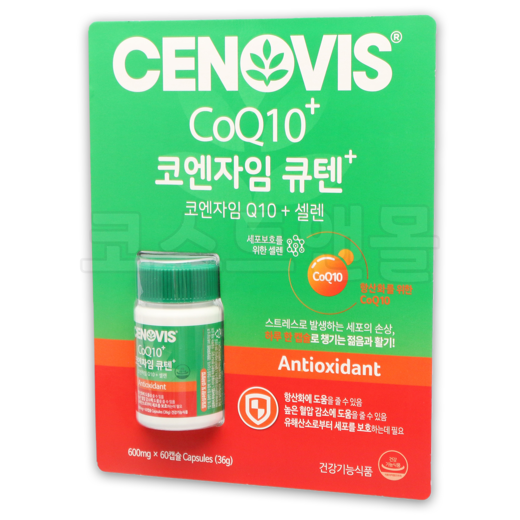 세노비스 <b>코큐텐</b> 플러스 36g(600mgX60캡슐)
