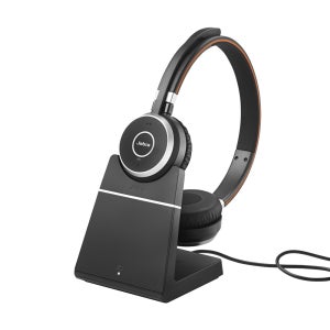 자브라 Jabra Evolve 65 Stereo Plus (충전스탠드 포함) 블루투스 헤드셋/MS Teams 팀즈/Zoom 줌/Skype 스카이프/원격수업/재택근무/온라인수업