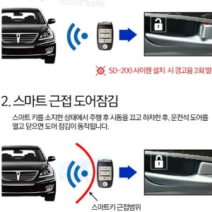 SD-200 스마트키 근접도어 문열림 문닫힘 오토도어