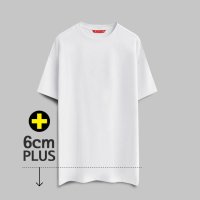 레이어드 반팔티 WHITE (~3XL)