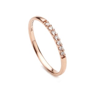 14k,18k 쏘심플 다이아몬드 하프 이터니티 반지