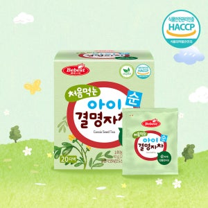 베베스트 처음먹는 아기 2g 20티백 어린이 음료 아기 차 주스 결명자차, 40g, 1개