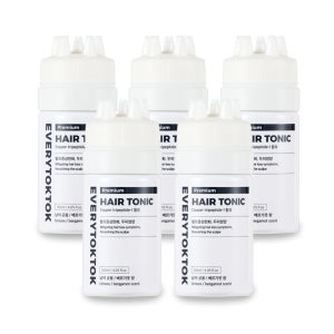 에브리톡톡 헤어토닉120ml 5개 탈모증상완화 두피영양보습 기능성화장품 모발 관리