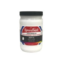 스피드볼 실크스크린 아크릴 화이트 946.3ml / Speedball Acrylic White 32oz