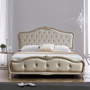 동서가구 밀라 빈티지 엔틱 클래식 퀸침대(9존독립)