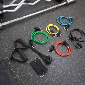 튜빙밴드 8종세트 슈퍼비스트 튜빙 이중저항밴드 헬스 밴드 홈 트레이닝